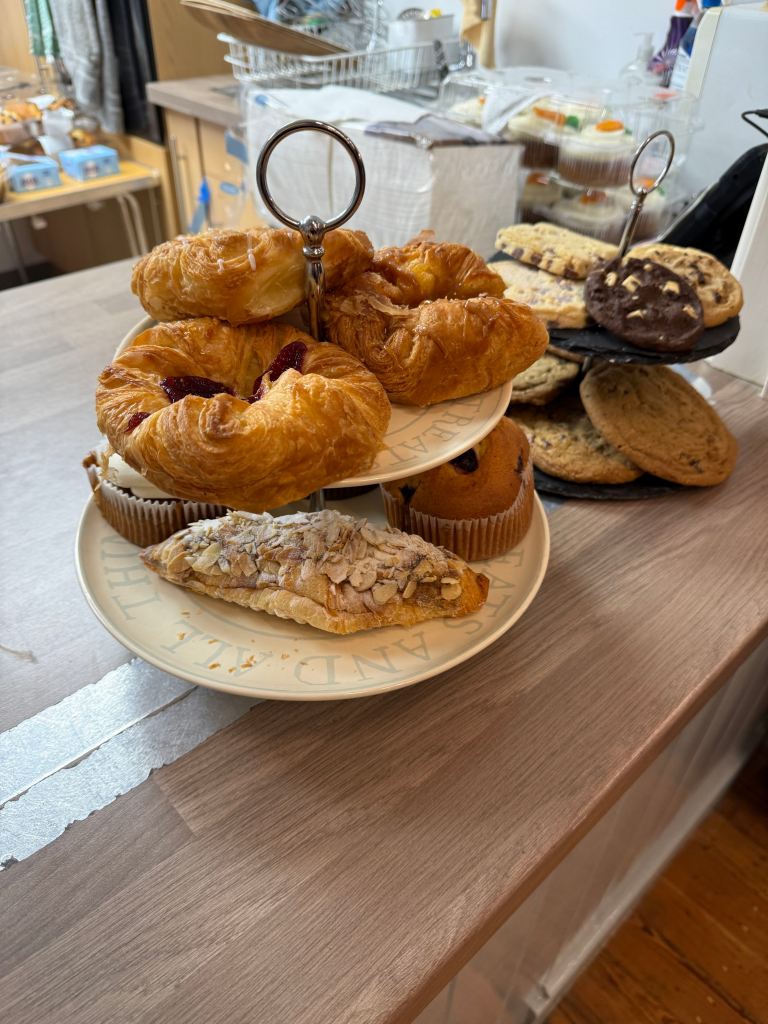 Refreshments available at the Grasmere Indie Book Fair in the Lake District.