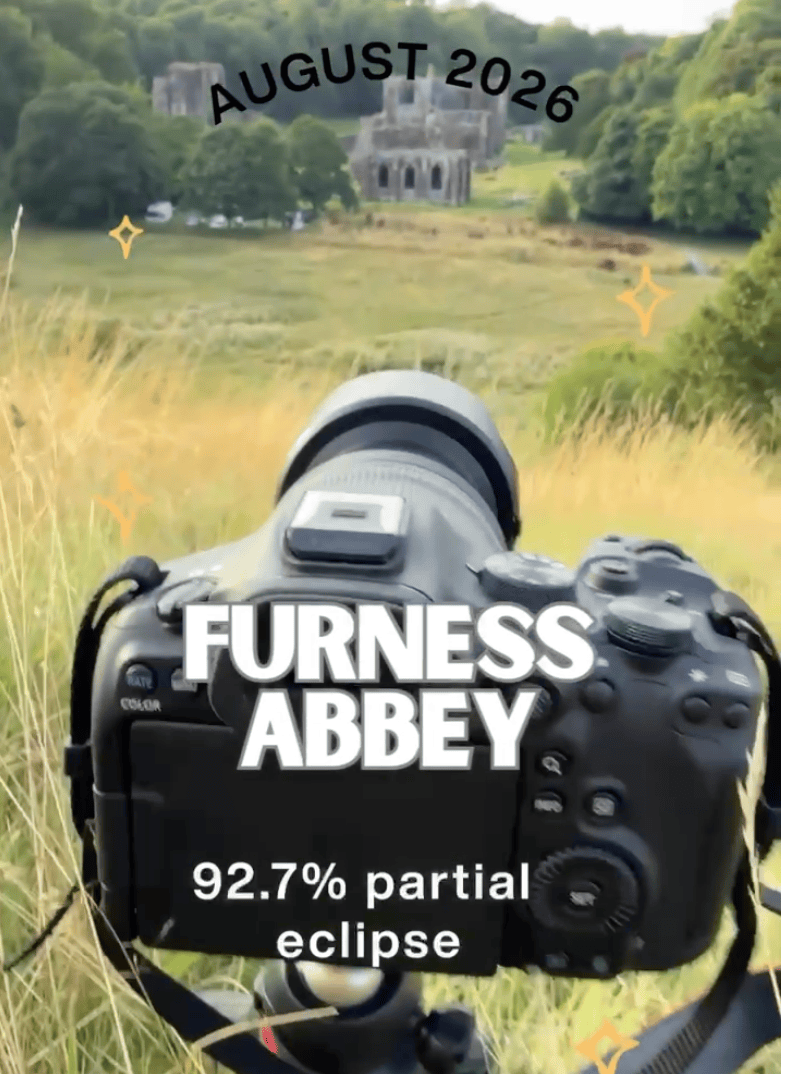 Eclipse 2026: Furness Abbey