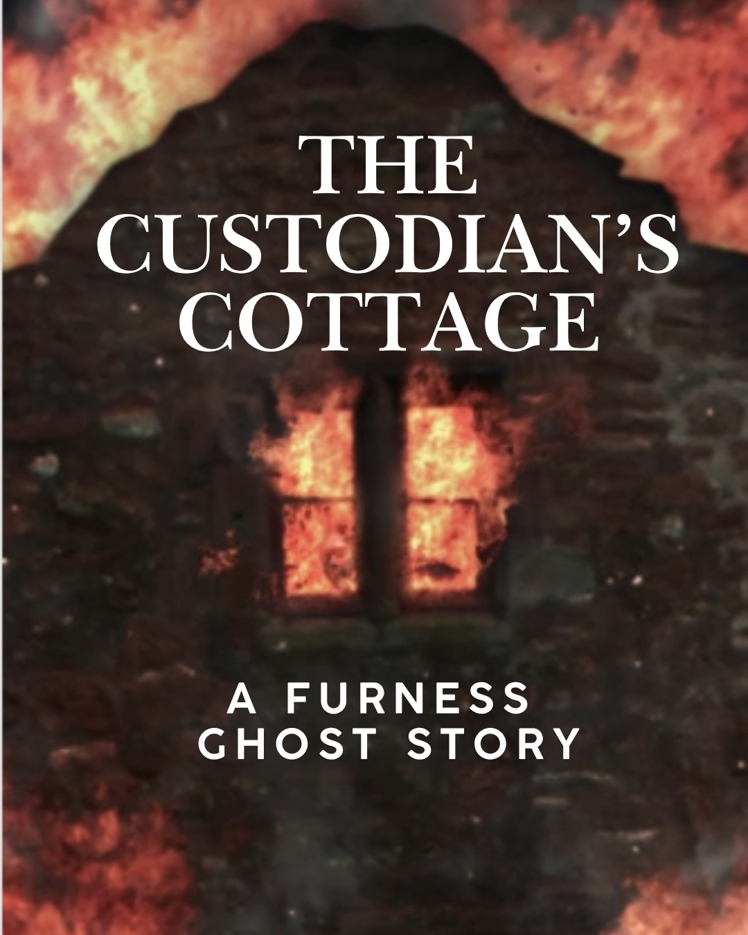 The Custodian’s Cottage, an eerie old stone cottage with glowing windows, featured in a Furness ghost story